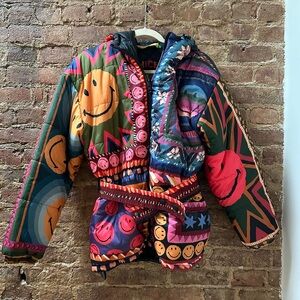 Farm rio reversible puffer jacket